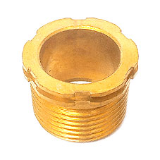 Knurled brass inserts